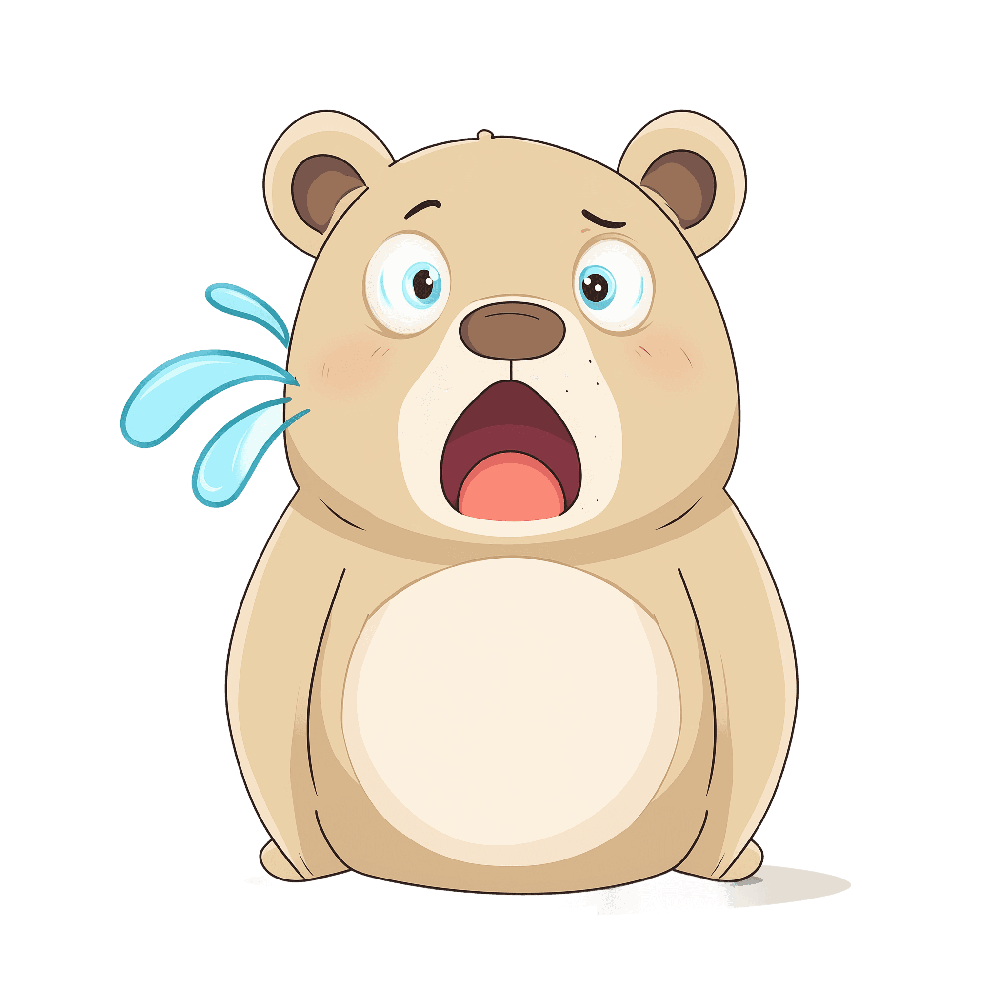 Surprised bear